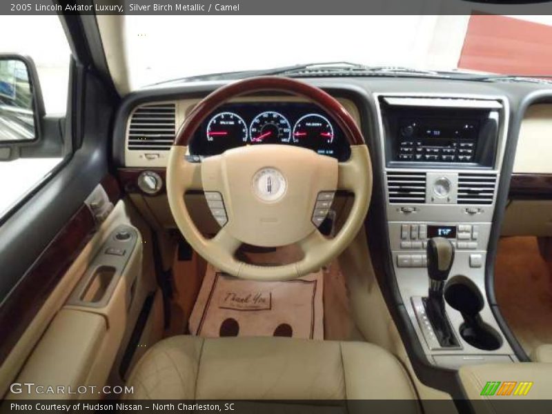 Silver Birch Metallic / Camel 2005 Lincoln Aviator Luxury