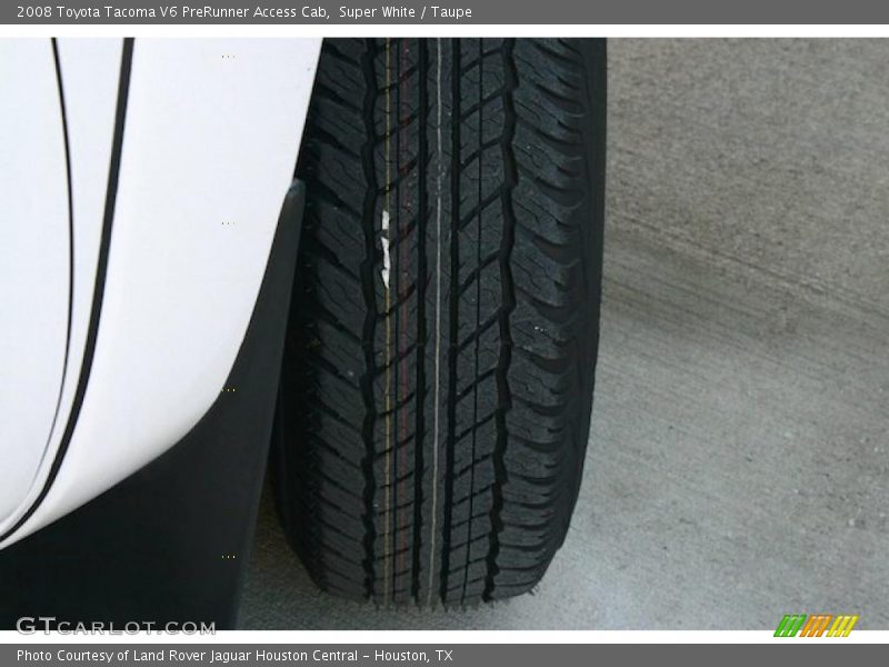 Super White / Taupe 2008 Toyota Tacoma V6 PreRunner Access Cab