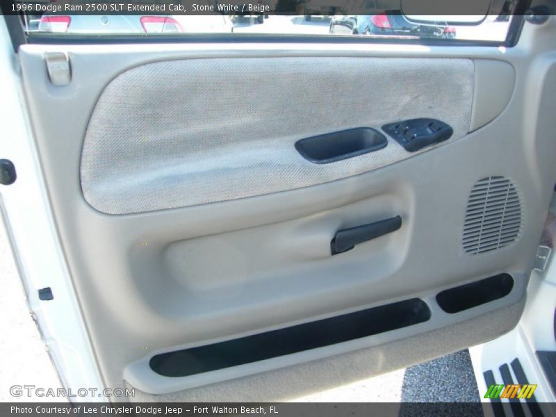 Stone White / Beige 1996 Dodge Ram 2500 SLT Extended Cab