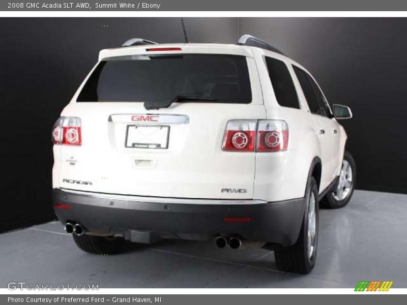 Summit White / Ebony 2008 GMC Acadia SLT AWD