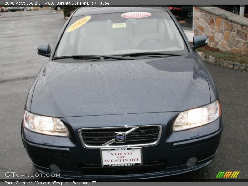 Barents Blue Metallic / Taupe 2008 Volvo S60 2.5T AWD