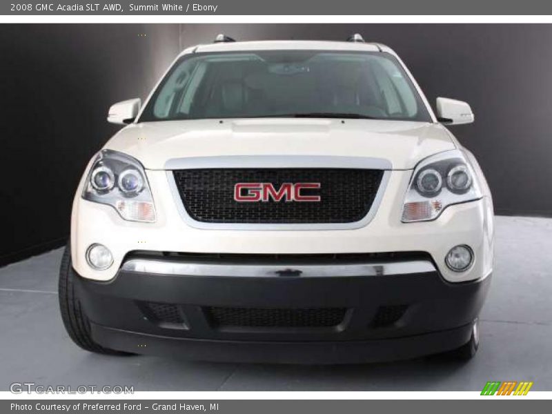 Summit White / Ebony 2008 GMC Acadia SLT AWD