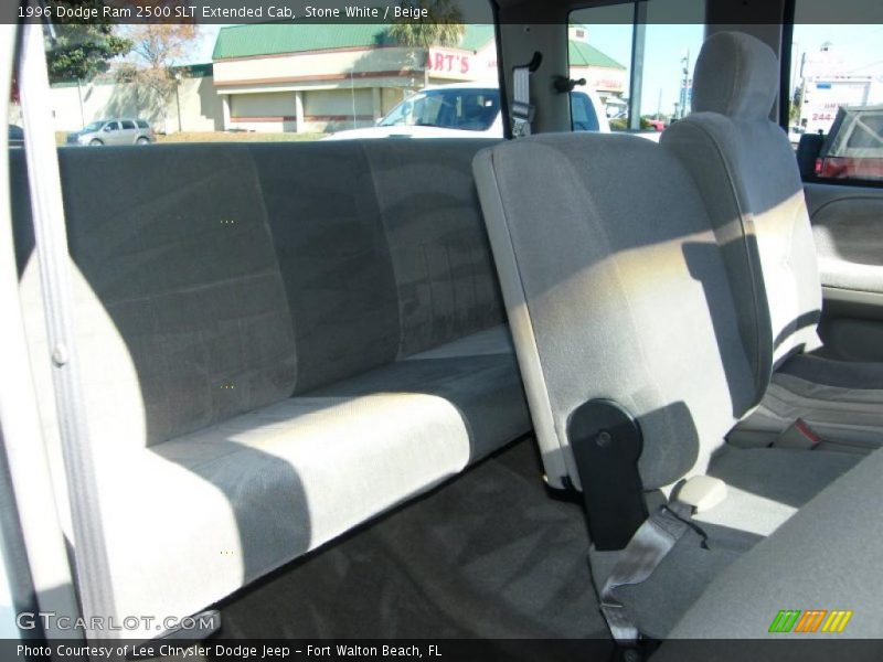 Stone White / Beige 1996 Dodge Ram 2500 SLT Extended Cab
