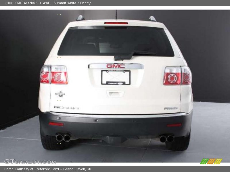Summit White / Ebony 2008 GMC Acadia SLT AWD