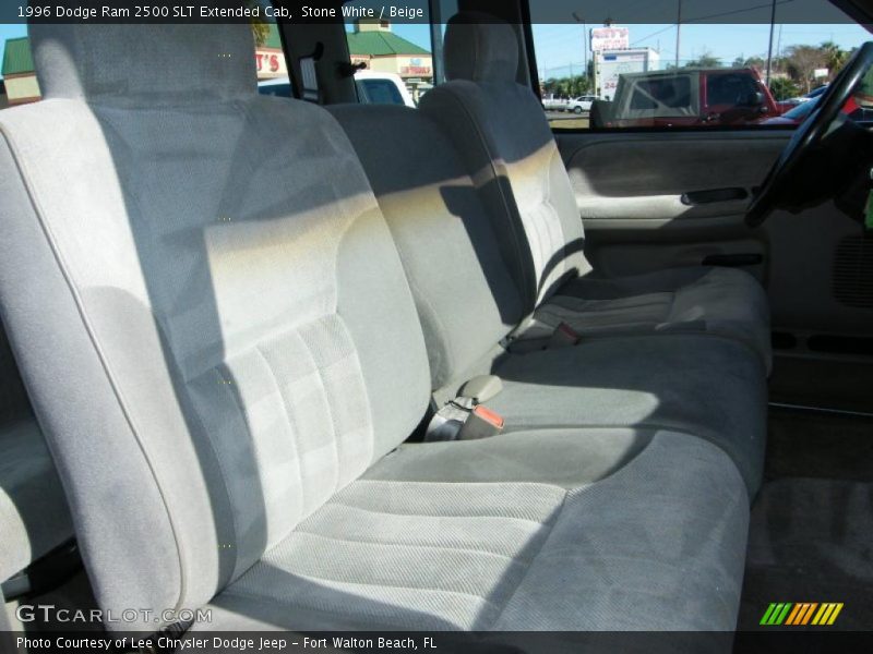 Stone White / Beige 1996 Dodge Ram 2500 SLT Extended Cab