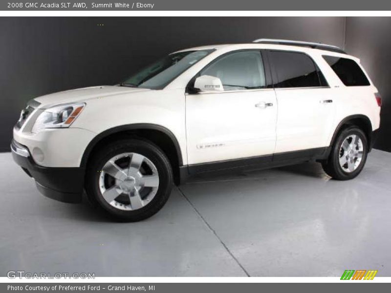 Summit White / Ebony 2008 GMC Acadia SLT AWD