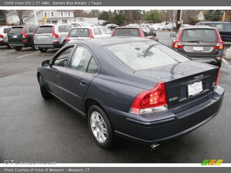 Barents Blue Metallic / Taupe 2008 Volvo S60 2.5T AWD