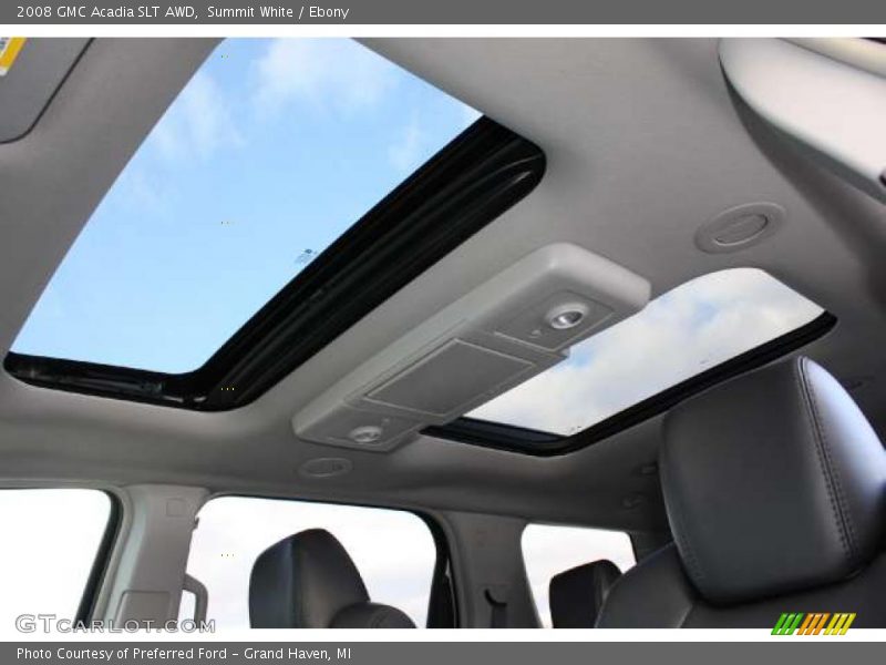 Summit White / Ebony 2008 GMC Acadia SLT AWD