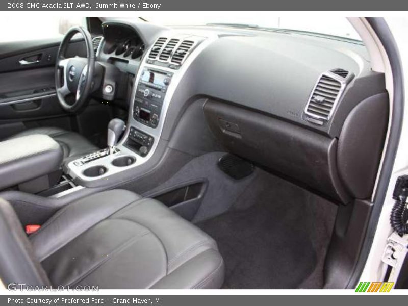 Summit White / Ebony 2008 GMC Acadia SLT AWD