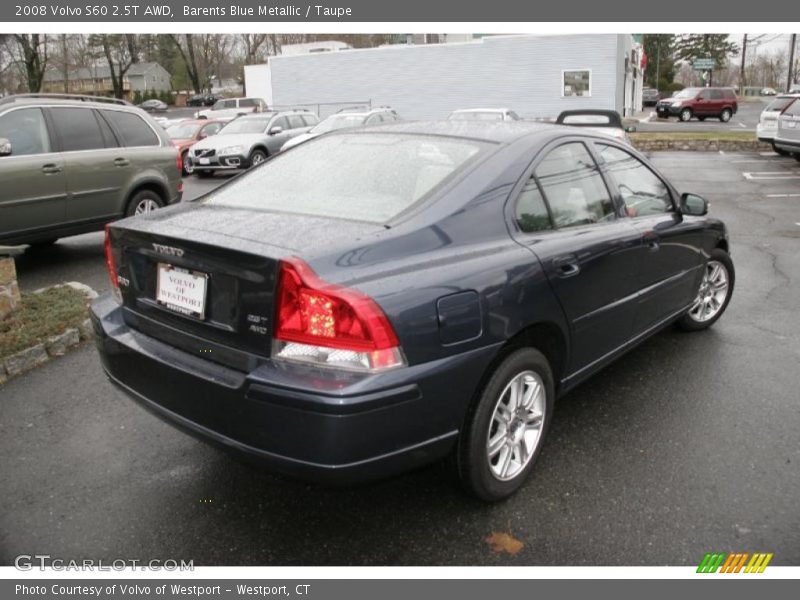 Barents Blue Metallic / Taupe 2008 Volvo S60 2.5T AWD