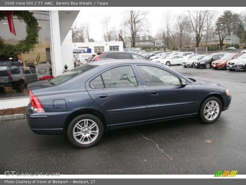 Barents Blue Metallic / Taupe 2008 Volvo S60 2.5T AWD