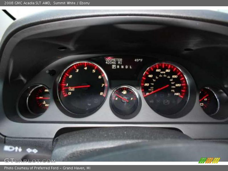 Summit White / Ebony 2008 GMC Acadia SLT AWD