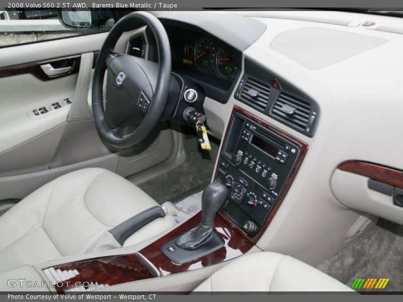  2008 S60 2.5T AWD Taupe Interior
