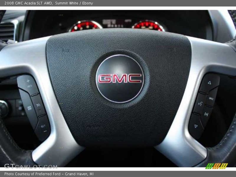 Summit White / Ebony 2008 GMC Acadia SLT AWD