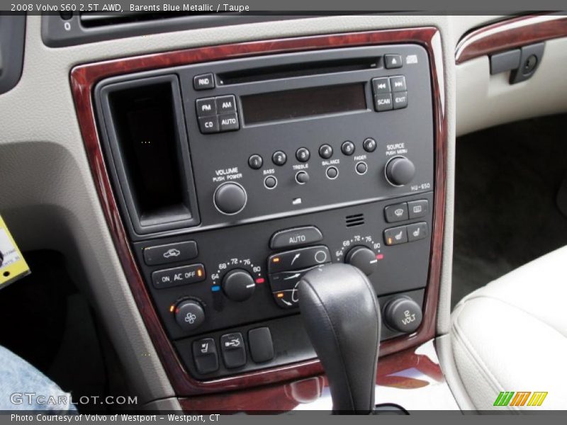 Barents Blue Metallic / Taupe 2008 Volvo S60 2.5T AWD