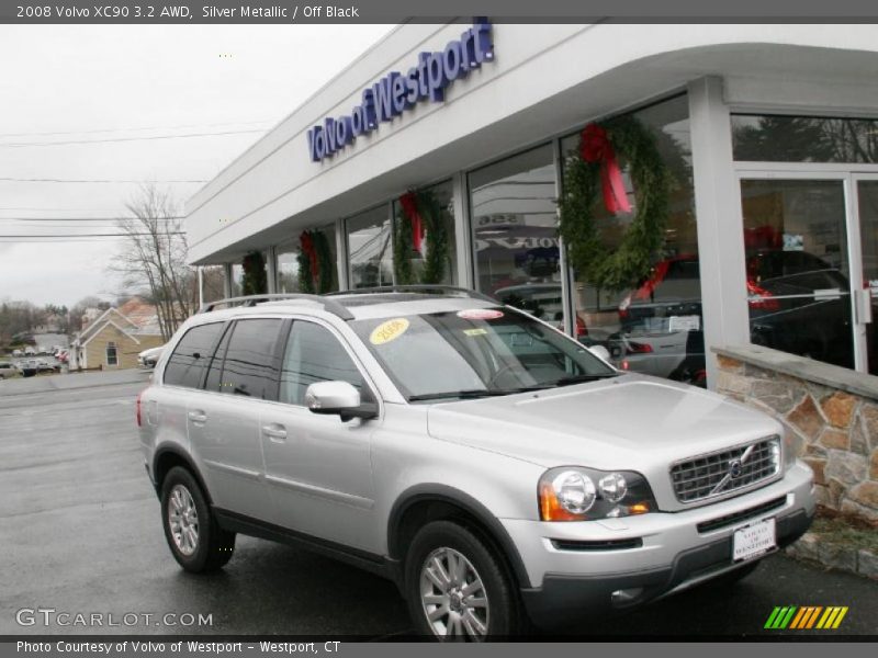 Silver Metallic / Off Black 2008 Volvo XC90 3.2 AWD