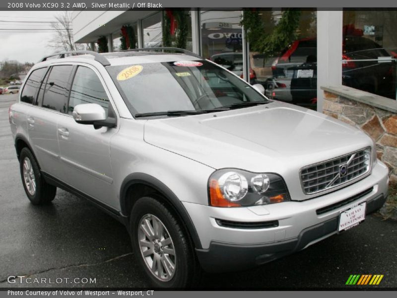 Silver Metallic / Off Black 2008 Volvo XC90 3.2 AWD
