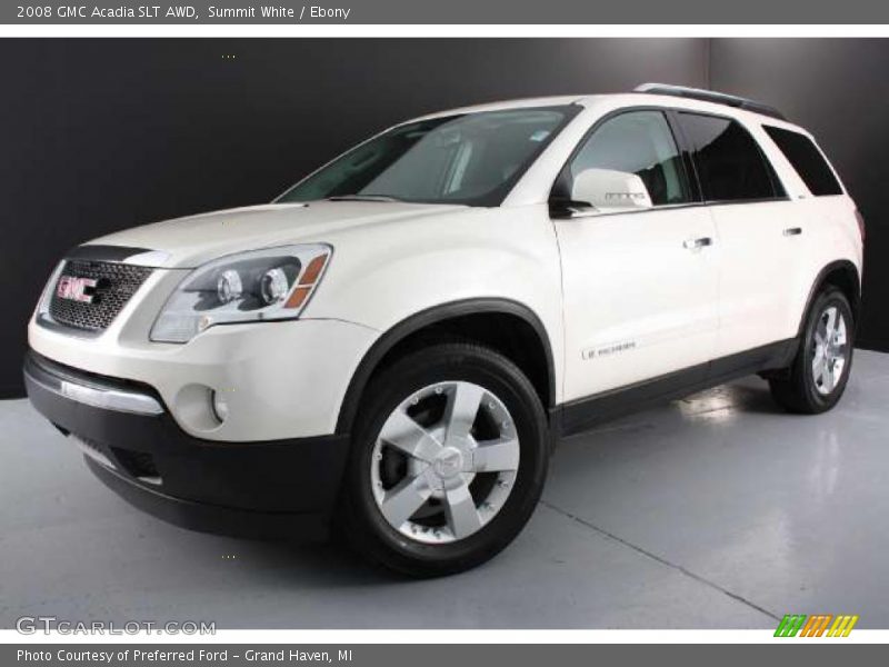 Summit White / Ebony 2008 GMC Acadia SLT AWD