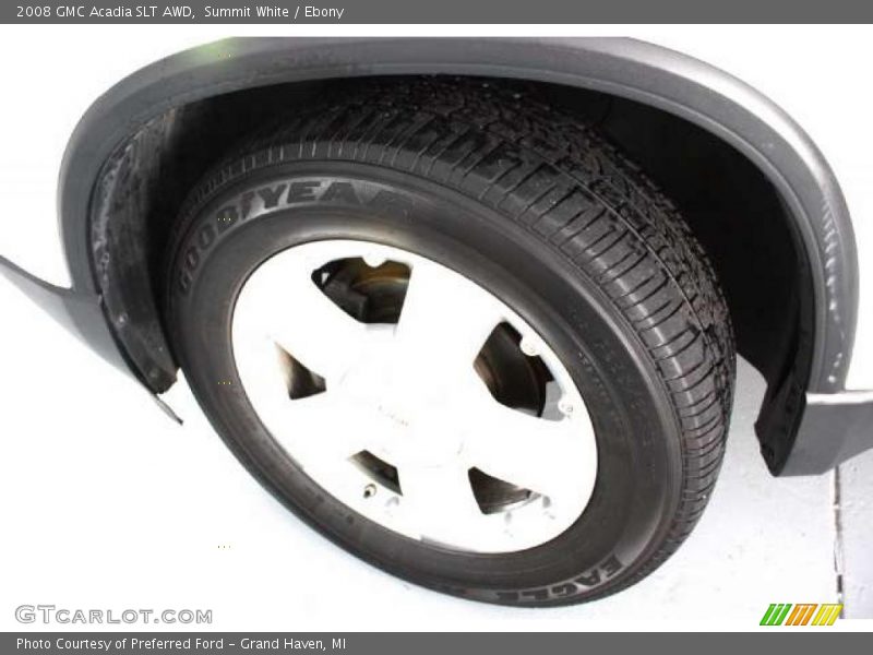 Summit White / Ebony 2008 GMC Acadia SLT AWD