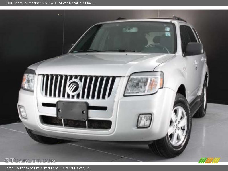 Silver Metallic / Black 2008 Mercury Mariner V6 4WD