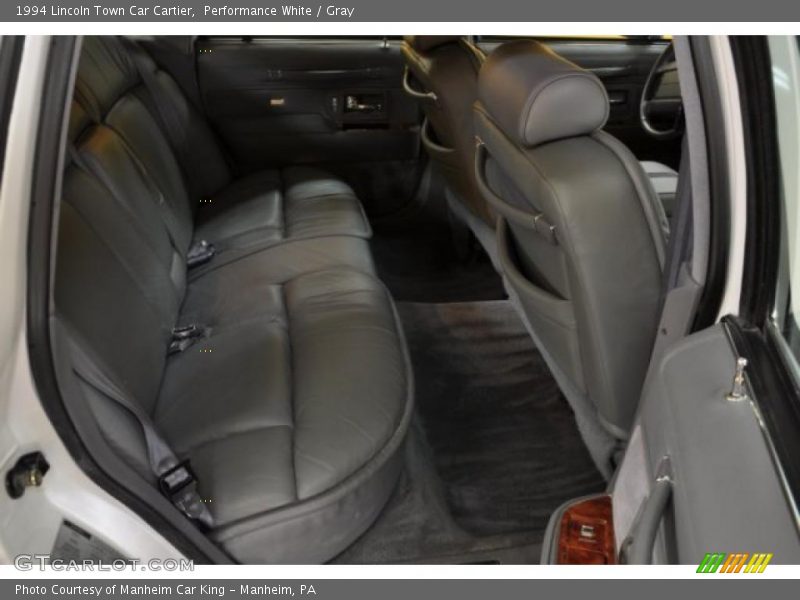 Performance White / Gray 1994 Lincoln Town Car Cartier
