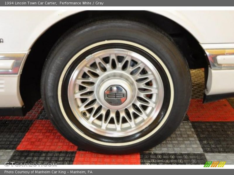Performance White / Gray 1994 Lincoln Town Car Cartier