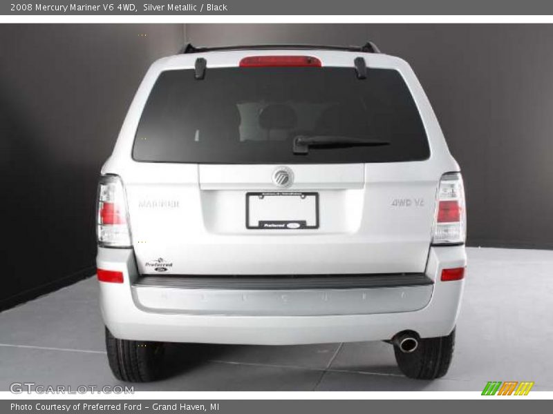 Silver Metallic / Black 2008 Mercury Mariner V6 4WD