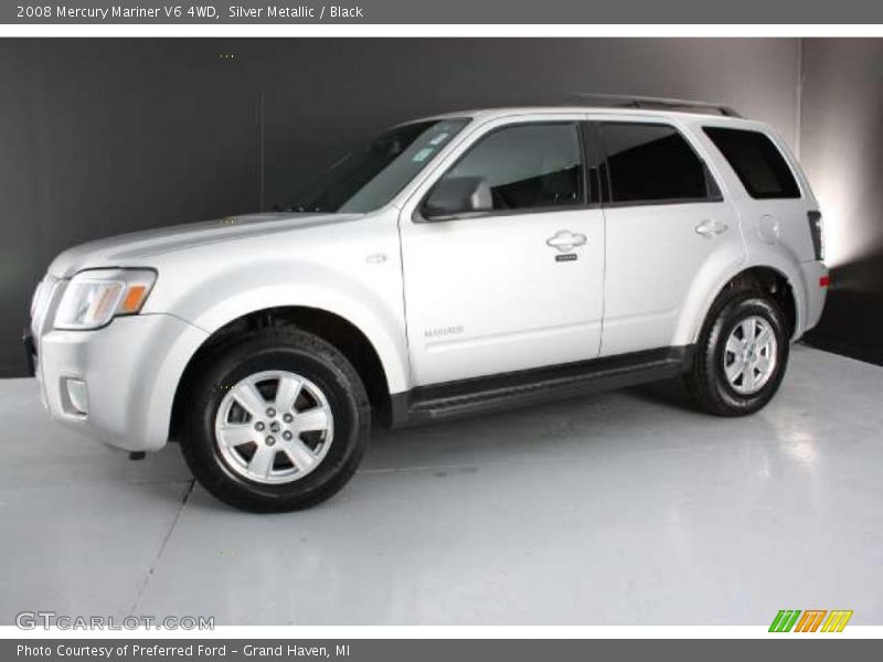 Silver Metallic / Black 2008 Mercury Mariner V6 4WD