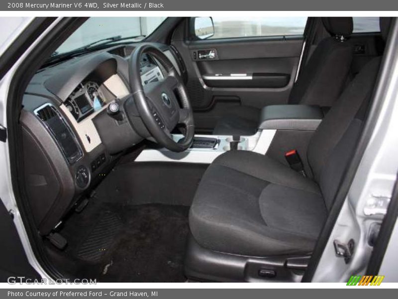  2008 Mariner V6 4WD Black Interior