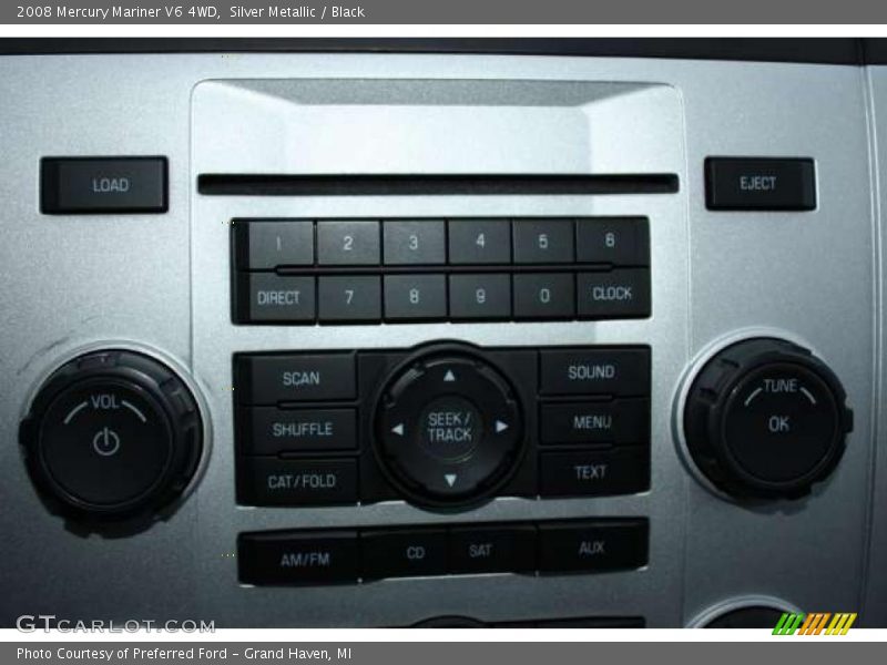 Controls of 2008 Mariner V6 4WD