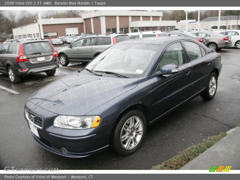 Barents Blue Metallic / Taupe 2008 Volvo S60 2.5T AWD