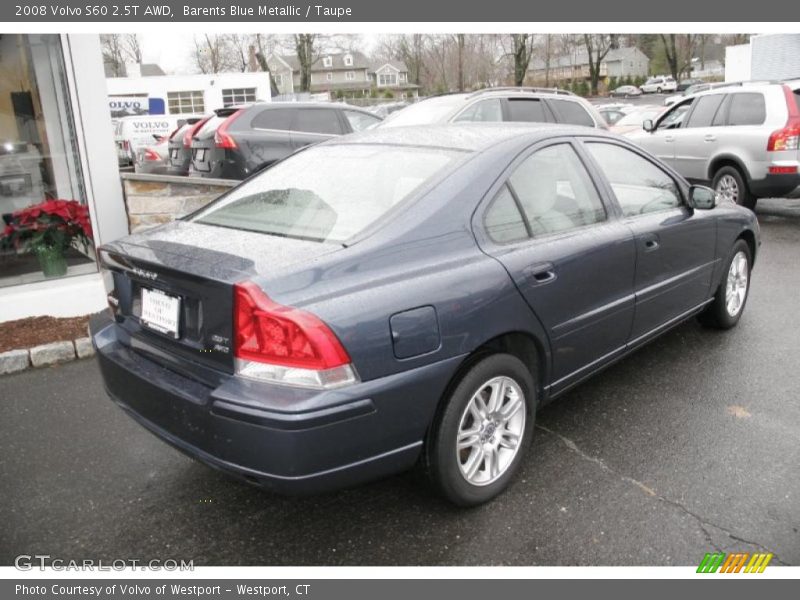 Barents Blue Metallic / Taupe 2008 Volvo S60 2.5T AWD