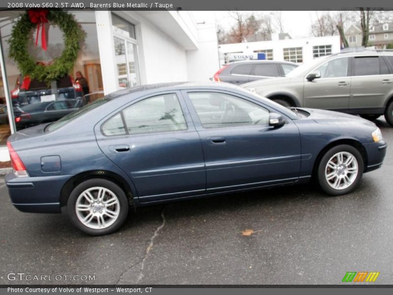 Barents Blue Metallic / Taupe 2008 Volvo S60 2.5T AWD
