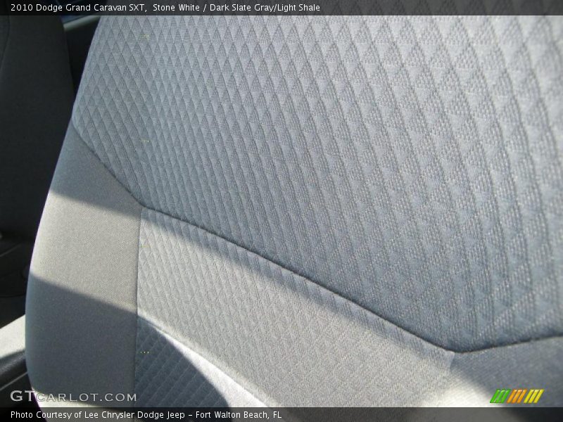 Stone White / Dark Slate Gray/Light Shale 2010 Dodge Grand Caravan SXT