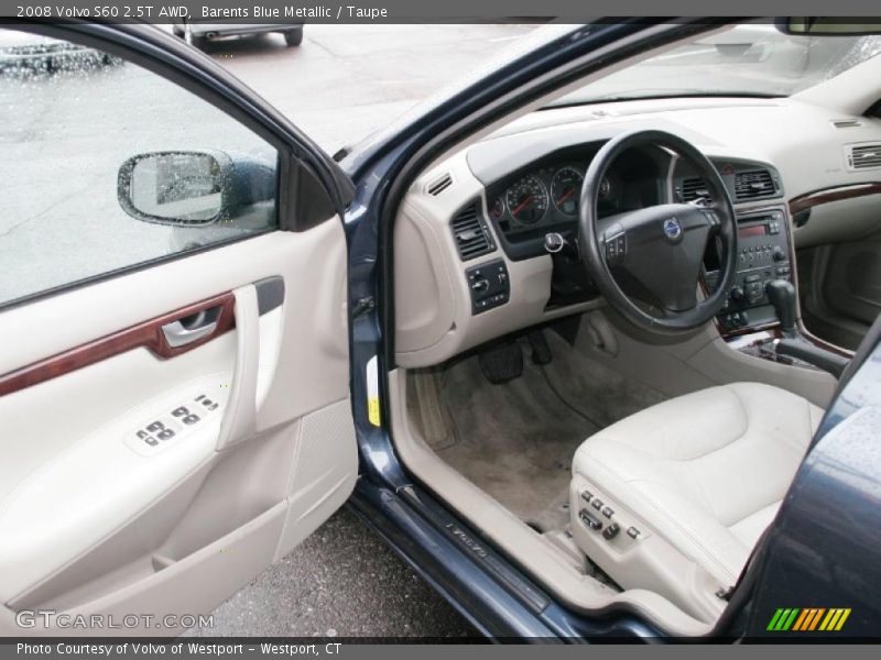Barents Blue Metallic / Taupe 2008 Volvo S60 2.5T AWD