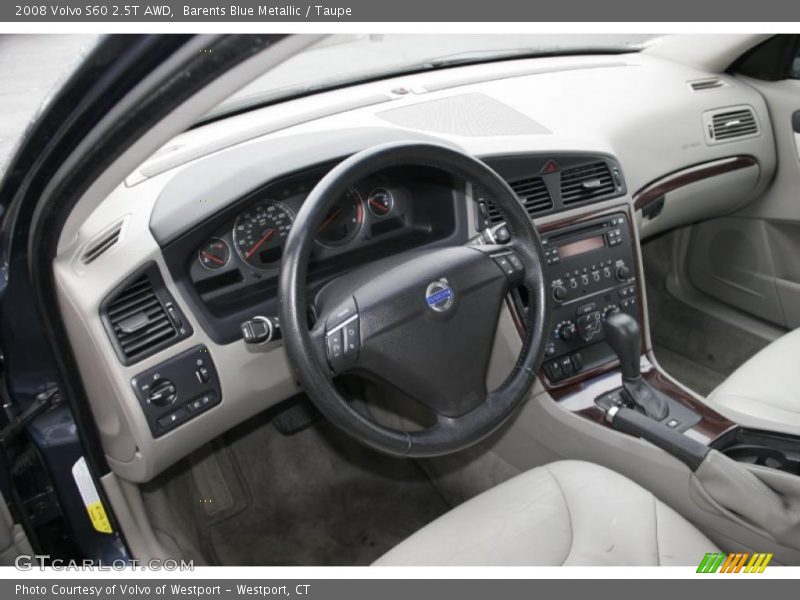  2008 S60 2.5T AWD Taupe Interior