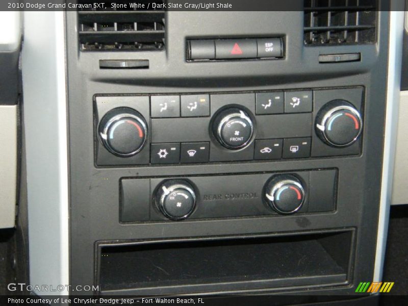 Stone White / Dark Slate Gray/Light Shale 2010 Dodge Grand Caravan SXT