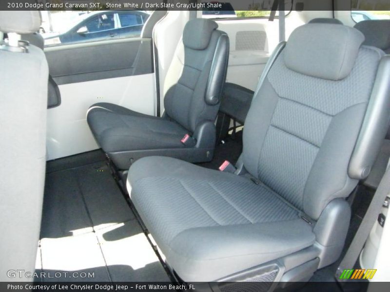 Stone White / Dark Slate Gray/Light Shale 2010 Dodge Grand Caravan SXT