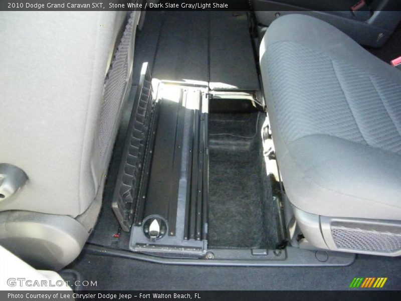 Stone White / Dark Slate Gray/Light Shale 2010 Dodge Grand Caravan SXT