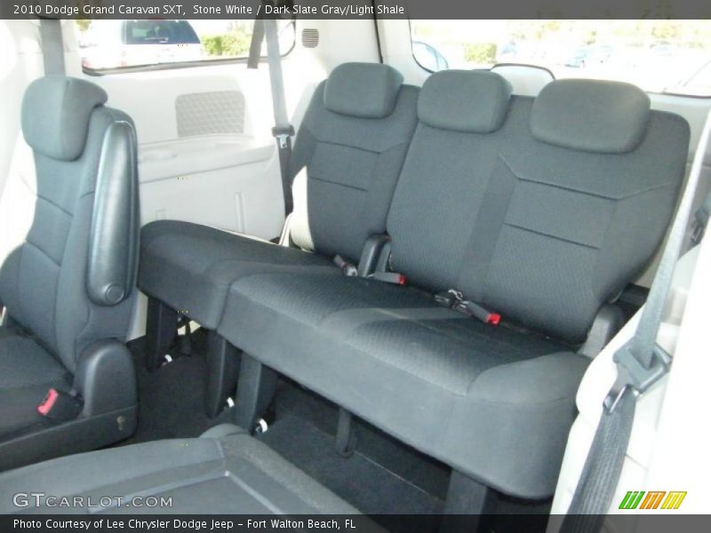 Stone White / Dark Slate Gray/Light Shale 2010 Dodge Grand Caravan SXT