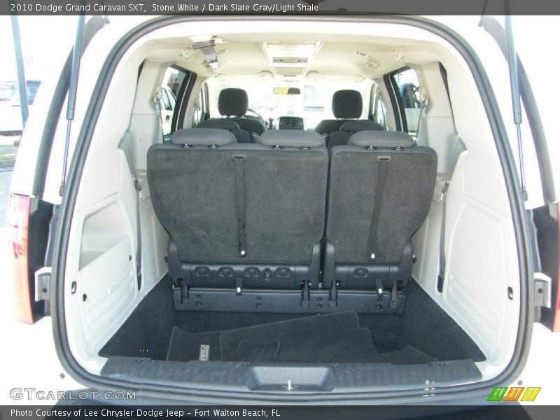 Stone White / Dark Slate Gray/Light Shale 2010 Dodge Grand Caravan SXT