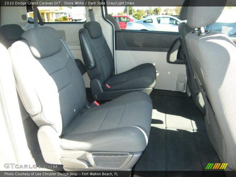 Stone White / Dark Slate Gray/Light Shale 2010 Dodge Grand Caravan SXT