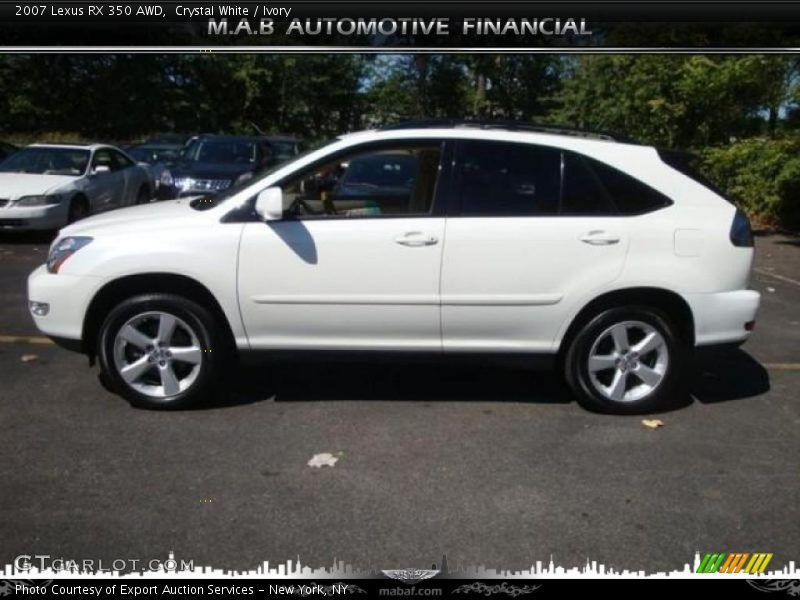 Crystal White / Ivory 2007 Lexus RX 350 AWD