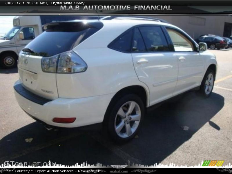 Crystal White / Ivory 2007 Lexus RX 350 AWD