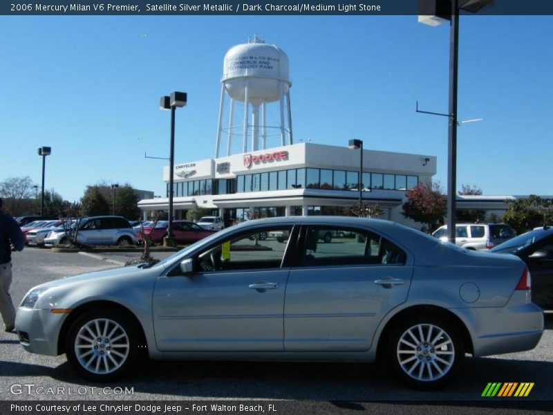 Satellite Silver Metallic / Dark Charcoal/Medium Light Stone 2006 Mercury Milan V6 Premier