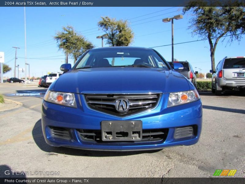 Arctic Blue Pearl / Ebony 2004 Acura TSX Sedan