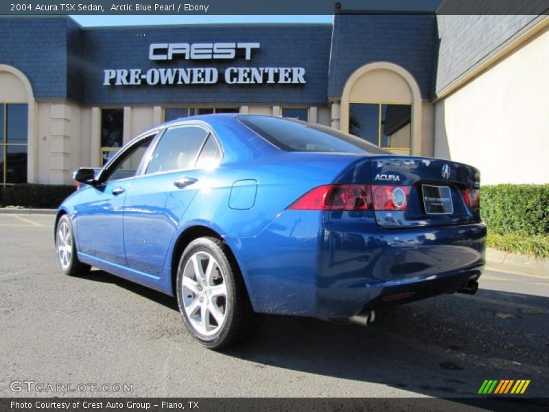 Arctic Blue Pearl / Ebony 2004 Acura TSX Sedan