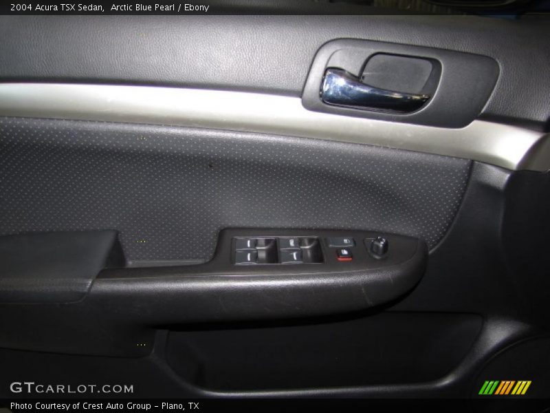 Arctic Blue Pearl / Ebony 2004 Acura TSX Sedan