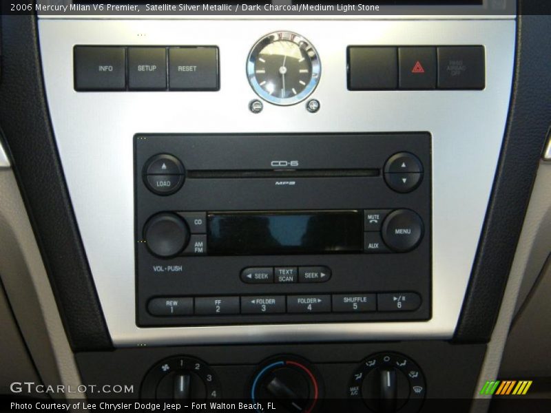 Controls of 2006 Milan V6 Premier