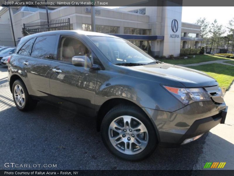 Nimbus Gray Metallic / Taupe 2007 Acura MDX Technology
